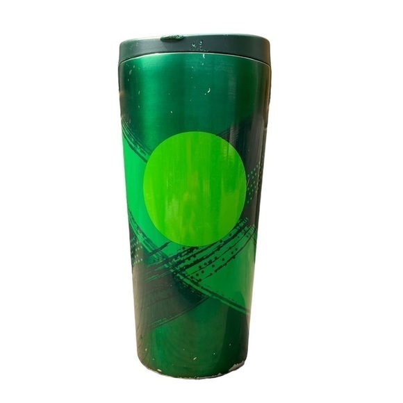 Starbucks Green Dot Stainless Steel Tumbler - Picture 1 of 9